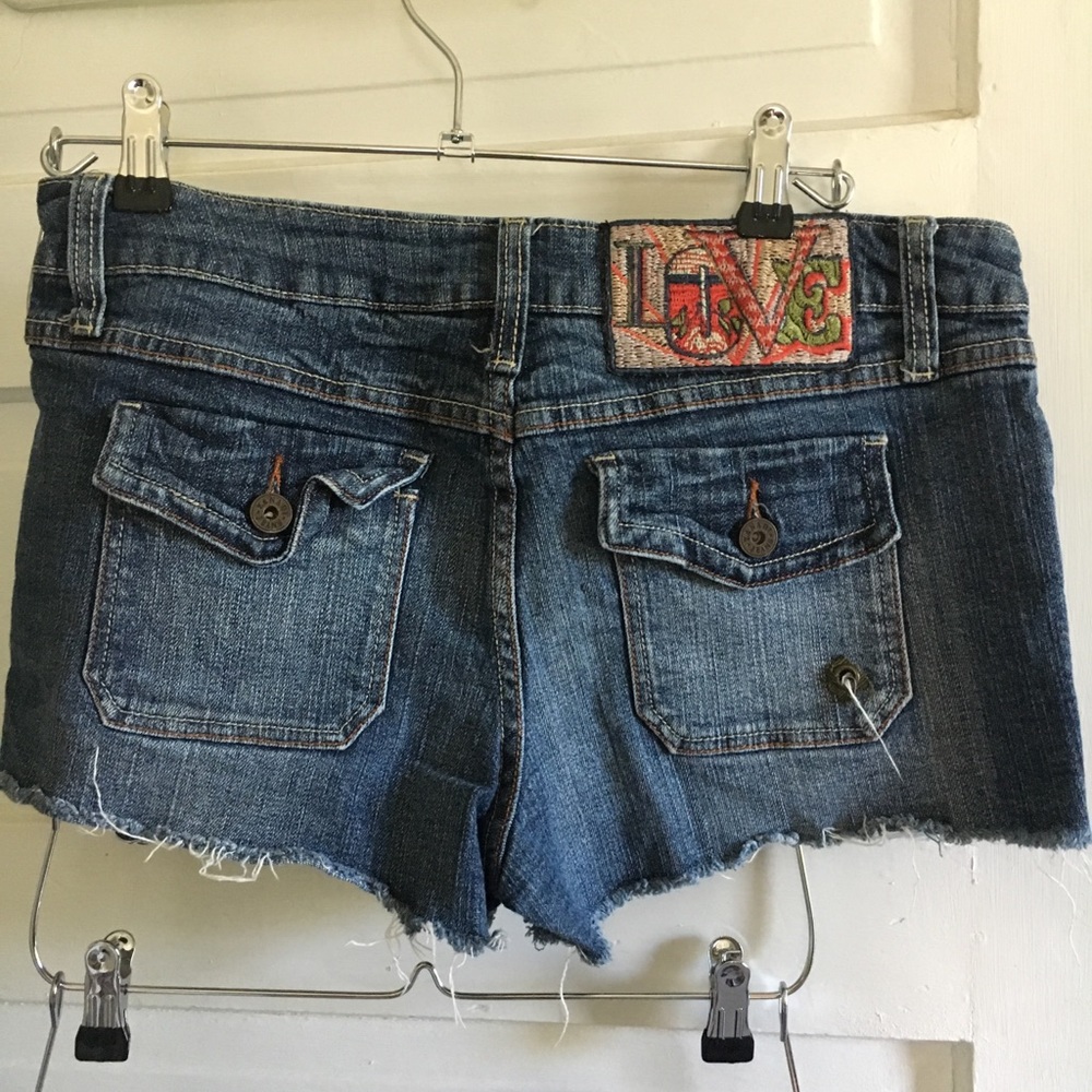 Short jean shorts